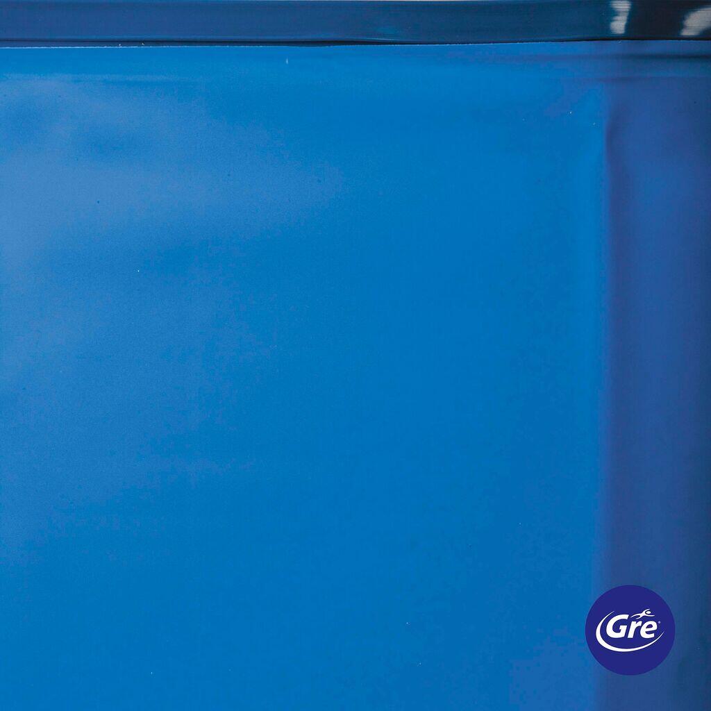 Gre Poolfolie für Rundbecken Stahlwandpool, Einhängebiese, Stärke 0,4mm, Ø 300x120cm, blau