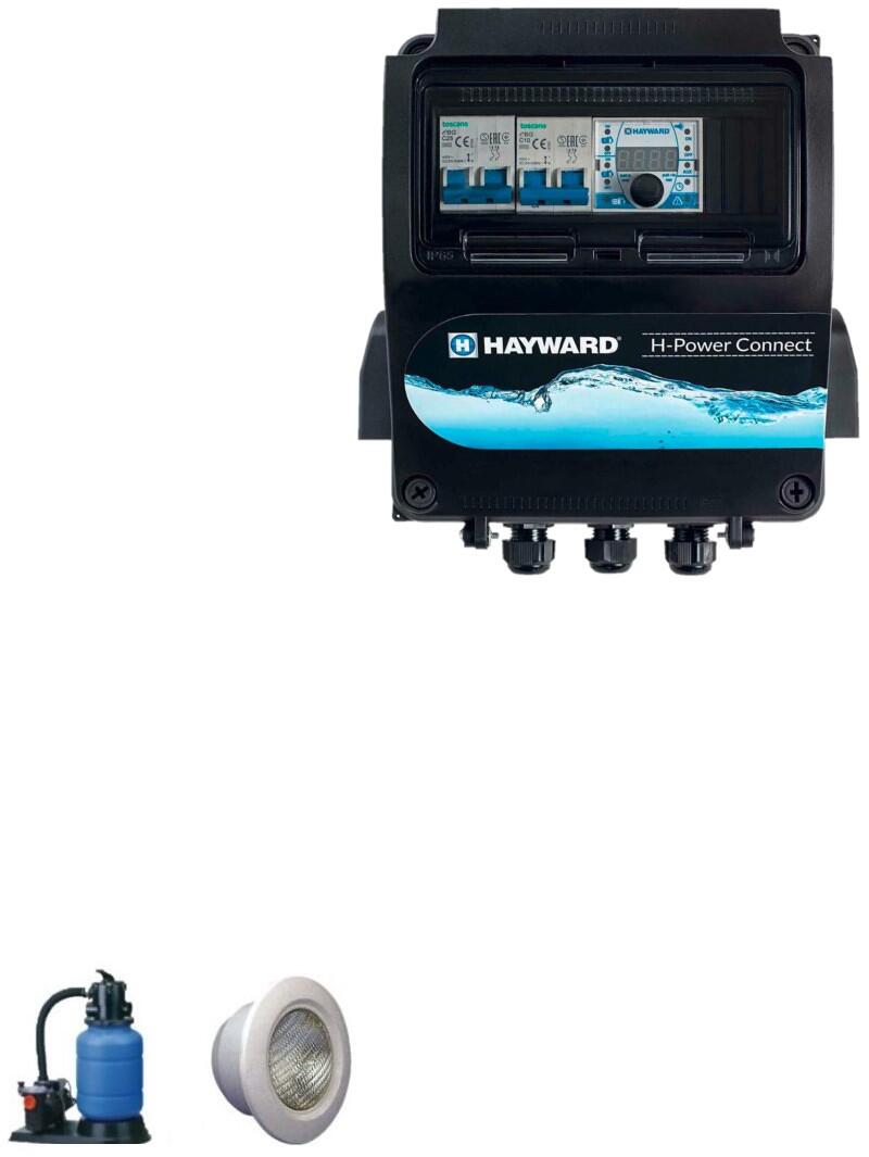 Hayward H-Power Connect Elektro-automatische Steuerung Filteranlage, Beleuchtung, mit Trafo 300W, mit Bluetooth