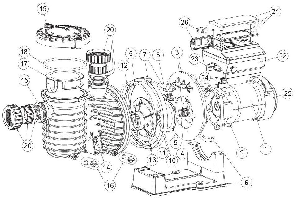 Pentair Filterkorb für Pumpe Sta-Rite Intelliflo SW5P6R-VSD