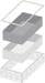 Trend Pool Trendstone Styroporpool Premium Set, 500x300x150cm, rechteckig, EPS40, Innenhülle hellgrau, Treppe Variofit 58 links mit Sitzbank, Sandfilteranlage