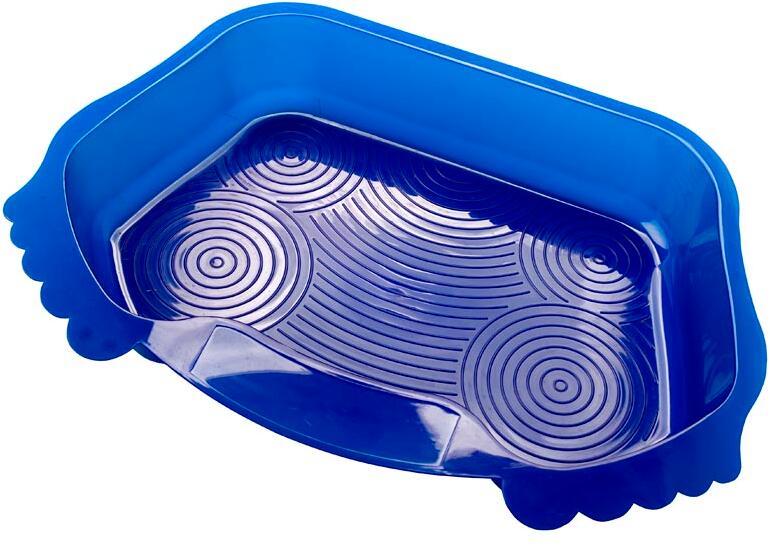 Gre Fußwanne für Poolleiter, Anti-Rutsch, 40x44x26cm, blau