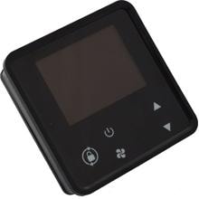 Rapid Touchscreen-Panel mit Kühlung für Wärmepumpe Rapid IPHC, quadratisch, schwarz