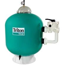 Triton TR-90 Filterkessel Filterbehälter Ø 480mm, Glasfaser, 6-Wege-Side Ventil, grün