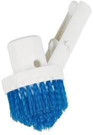 Peraqua Ocean Ecksaugbürste, Ø 70mm, weiß/blau