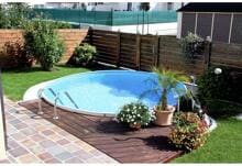 Trend Pool Starter-Set Ibiza Stahlwand-Pool, 500x120cm, Folienstärke 0,8mm, rund, Sandfilteranlage, weiß