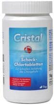 Cristal Schockchlortabletten 20g, 1kg