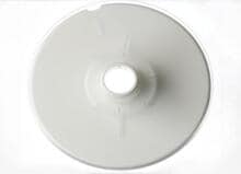 Gre Verbindungsstück für Bodenreiniger und Skimmer, Ø 32/38mm, Außenmaß Ø 16cm, weiß