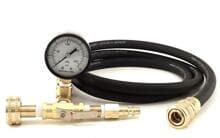 Anderson Drucktester mit Manometer und Schlauch für Route Mate