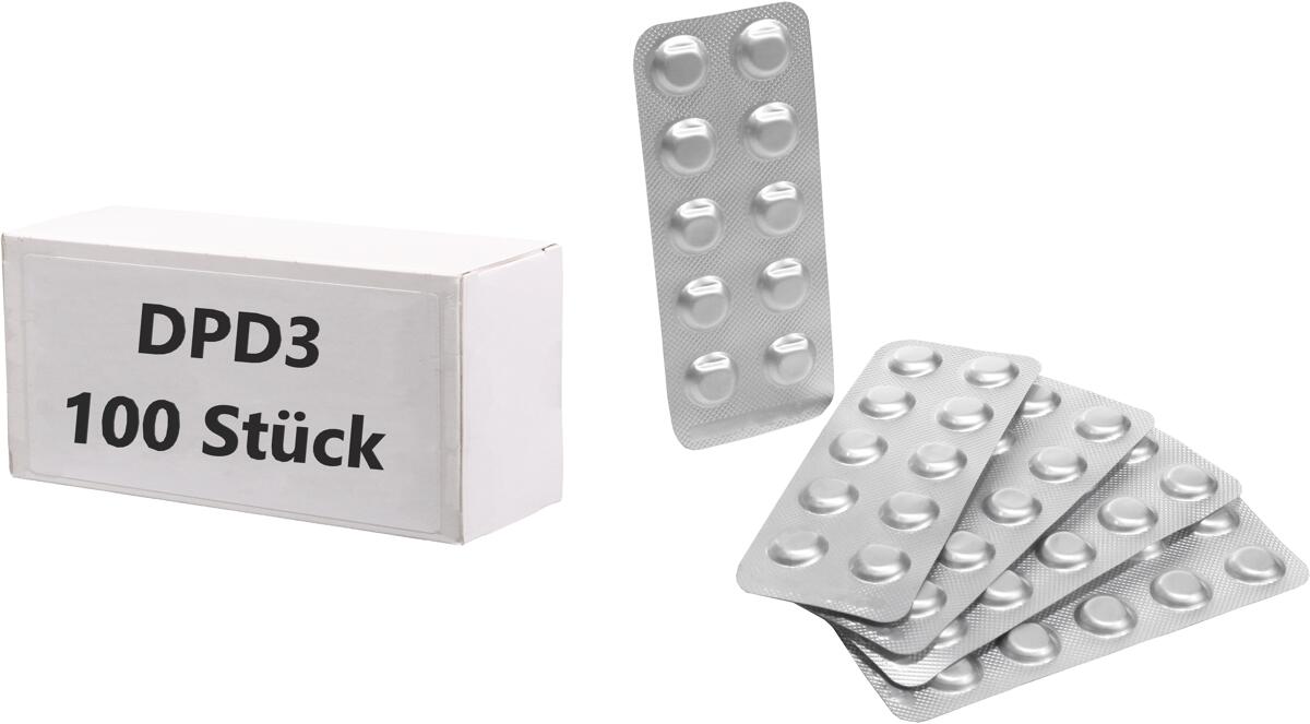 Lovibond Ersatztabletten für Photometer, DPD3, 100 Stück
