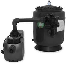 Trend Pool HSF-4 Plus Sandfilteranlage mit InverHero IH30 Pumpe, 27m³/h bei 8m, 6-Wege-Ventil, 230V, anthrazit