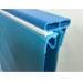 Waterman Exklusiv Stahlwand-Pool, 500x120cm, Innenhülle 0,6mm blau, rund, weiß