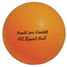 PoolCare Neon Deluxe Wassersportball, Ø 22cm, neon orange