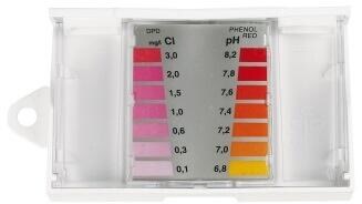 Kompakt-Testkit DPD Chlor und pH, Wasseranalyse-Set