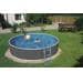 BWT myPool Splash Stahlwand-Pool, rund, Sandfilter, Stahlrohrleiter, grau