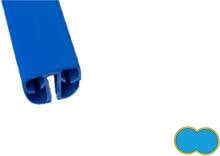 Future Pool Standard-Handlauf für Überhangfolie, Profilschienen-Set Achtform-Pool Family, PVC, blau