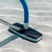 Gre Graphite Series manueller Poolsauger, Bodensauger, Easy-clip System, ABS, rechteckig, grau
