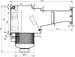 Behncke B400 Slim Skimmer Oberflächensauger, 335mm, 6–10m³/h, Edelstahl