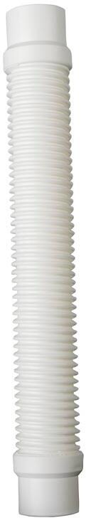 Gre Pool Verbindungsschlauch geriffelt, Ø 38mm, 36cm, Kunststoff, weiß