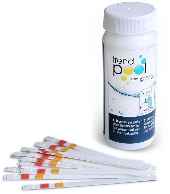 Teststreifen 3-in-1 für Wasseranalyse Chlor, pH-Wert und Gesamtalkalität, 50 Stück