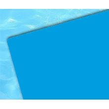 Unipool Innenhülle mit Einhängebiese für Achtform-Becken, Höhe 150cm, adriablau
