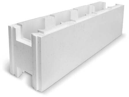 Trend-Pool Easystone Styroporstein-System, Normalstein, 100x25x30cm, EPS 40, weiß