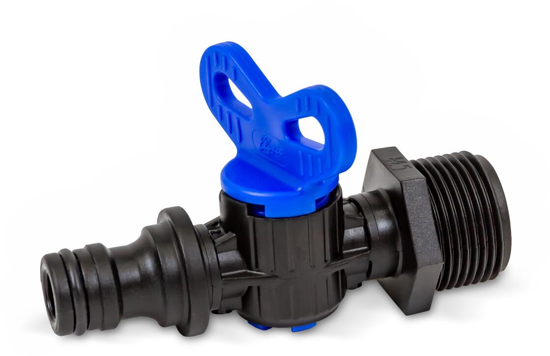 Ablassventil für Solarheizungen, inkl. Gardena Anschluss, 3/4" AG