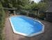 Interline Diana Stahlwand-Pool Basic Pool, oval, grau