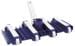 PoolCare Flexi Bodensauger Poolsauger, 31cm breit, blau weiß
