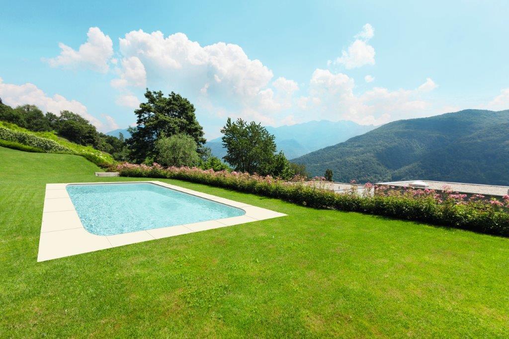 Future Pool Sport-FP Stahlwand-Pool, 800x400x150cm, rechteckig, Alu-Kombihandlauf, blau