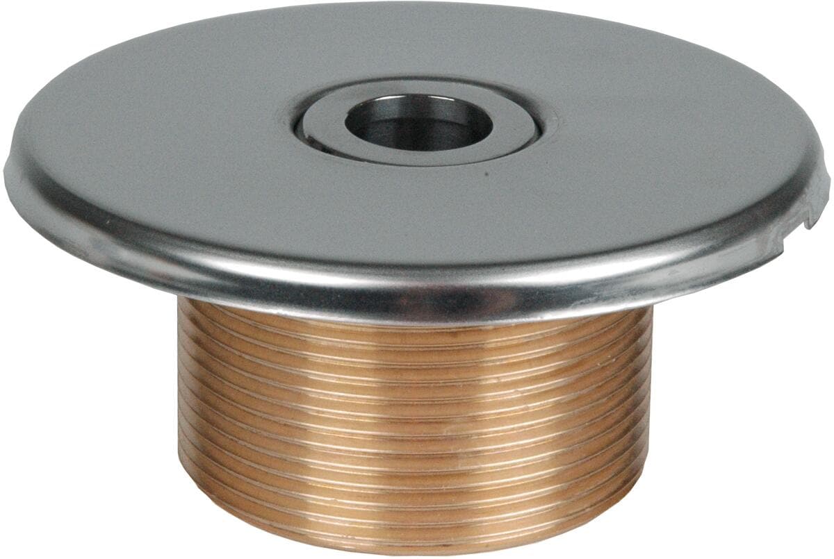 Hugo Lahme Einlaufdüse mit Blende und Kugel, rund, 2"x70mm, Rotguss