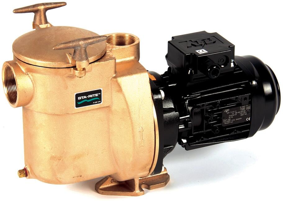 Pentair 5BR Sta-Rite Filterpumpe, selbstansaugend, 15m³/h bei 8m, 0,55kW, 230V, Bronze