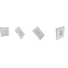 Behncke Cube Line Einlaufdüse für Folienbecken, eckig, M45, Flansch, Edelstahl