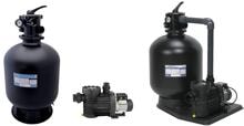 Pentair Azur KIT380 Sandfilteranlage mit Speck Bettar 6 Pumpe, 6m³/h bei 8m, Ø 380mm, 6-Wege-Ventil, 230V, schwarz