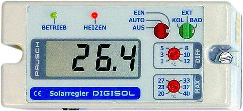 Pausch 700351 Digisol Differenztemperaturregler, für Solarheizungen,  Komplettset HelloPool