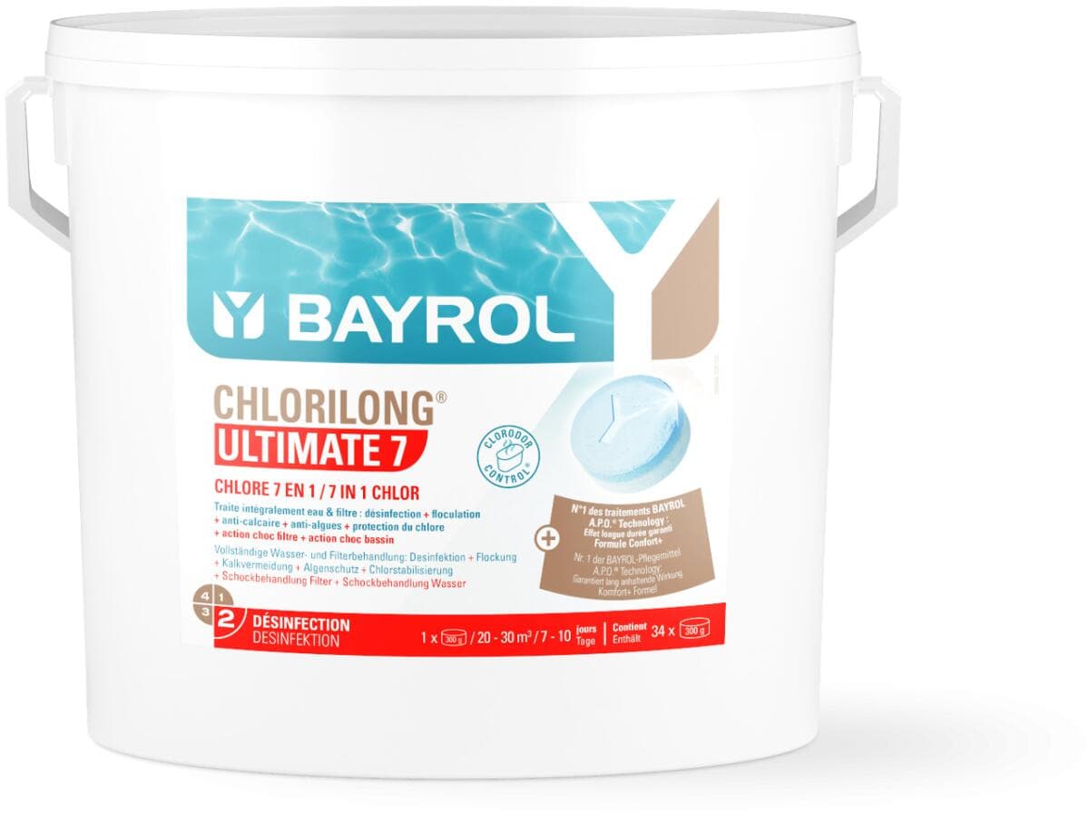 Bayrol Chlorilong Ultimate 7, 2-Phasen-Chlortabletten, 10,2kg