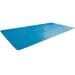 Intex 28016 Solar Pool Cover Solarabdeckplane für Frame Pool, rechteckig