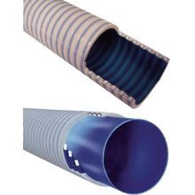 Barrierflex Longlife PVC-Spiralschlauch, 25m, blau/weiß