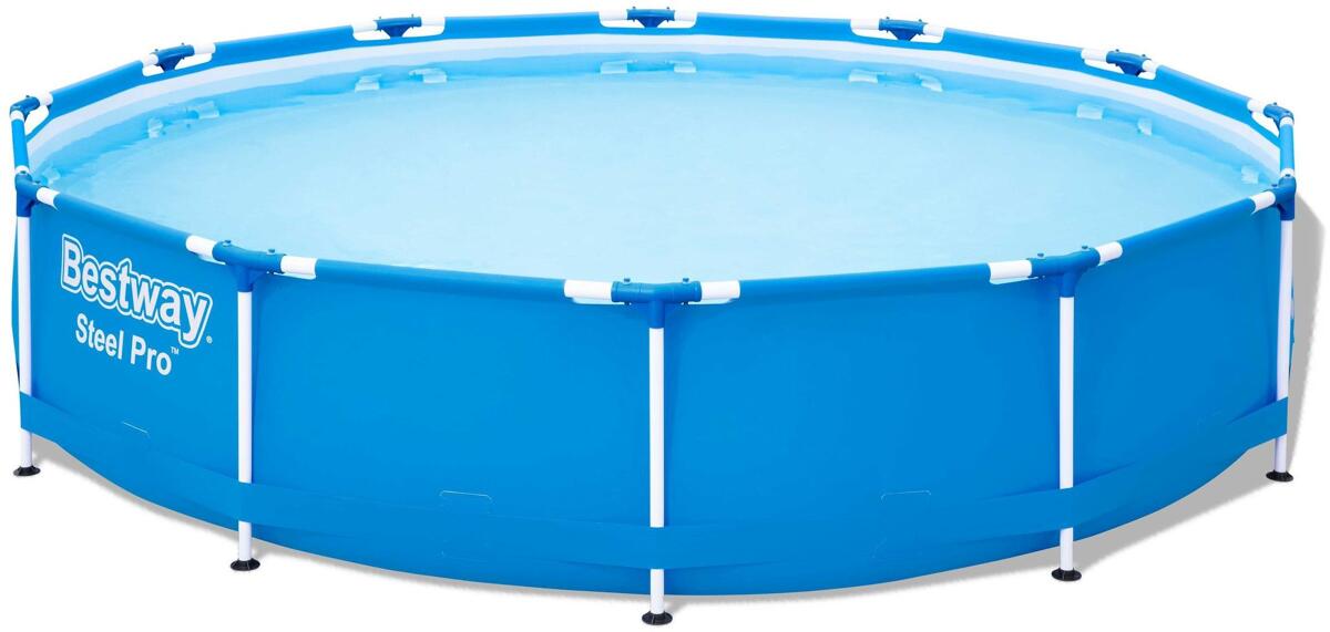 Bestway 56706 Steel Pro Frame Pool, 366x76cm, rund, blau HelloPool