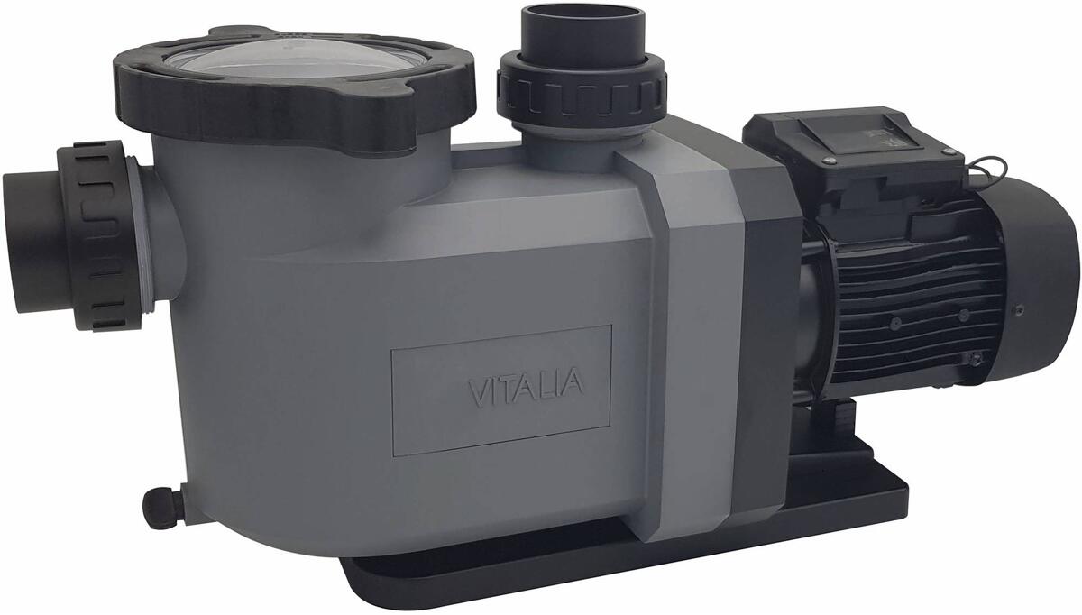 Vitalia Comfort 18D Filterpumpe, selbstansaugend, 18m³/h bei 10m, 1,6kW, 400V, grau