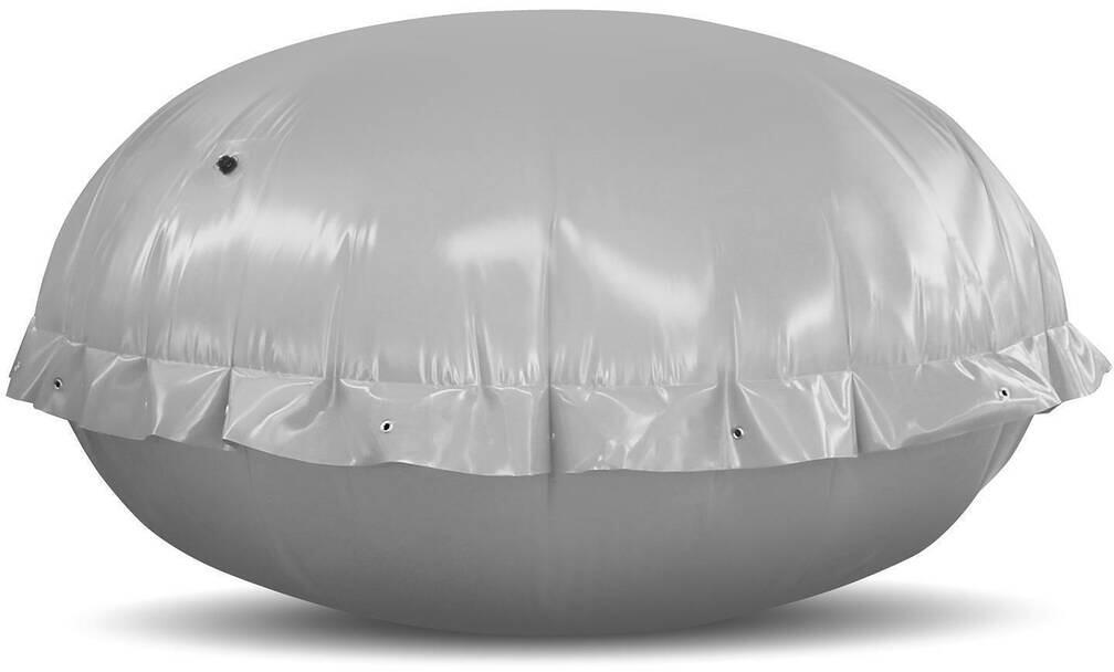 Trend Pool Aufblasbare Poolplane, rund, Ø 550cm, Steinbefestigung inkl. Spannseil, hellgrau