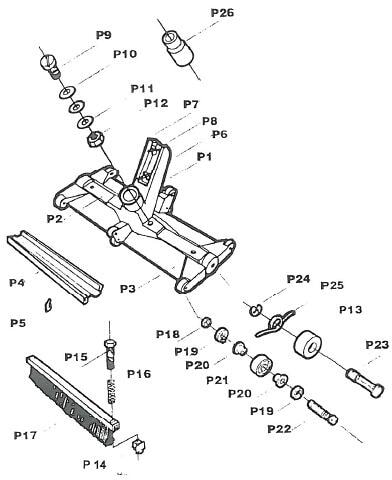 Fairlocks Ersatzteile für Bodensauger, Ersatzteile G-Pack