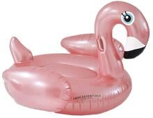 Swim Essentials Dreamscape Flamingo Ride-on Schwimmtier, ab 6 Jahren, 142x137x97cm, roségold
