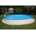 Waterman Exklusiv Stahlwand-Pool, 350x150cm, Innenhülle 0,6mm blau, rund, weiß