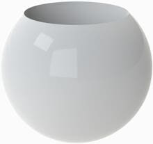 Eichenwald Ideal Kugel für Einbauleiter, Holm Ø 43mm, Kunststoff, weiß