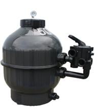 Astrapool Cantabric 500 Filterbehälter, Ø 500mm, 6-Wege-Side-Ventil, anthrazit