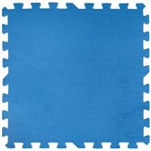 Gre Bodenschutzmatte für Aufstellbecken, 50x50cm, 9 Stück, 2,25m², blau