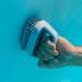 Gre Graphite Pool Eckbürste Handbürste, blau grau