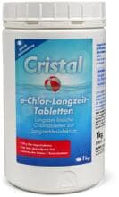 Cristal e-Chlorlangzeittabletten, 200g Tabletten, Dose, 1kg