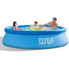 Intex 28120NP EasySet Quick-Up-Pool 305x76cm rund Swimmingpool Schwimmbecken blau