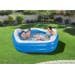 Bestway Family Fun Quick-Up Pool, 213x206x69cm, rechteckig, blau